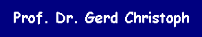 Gerd Christoph